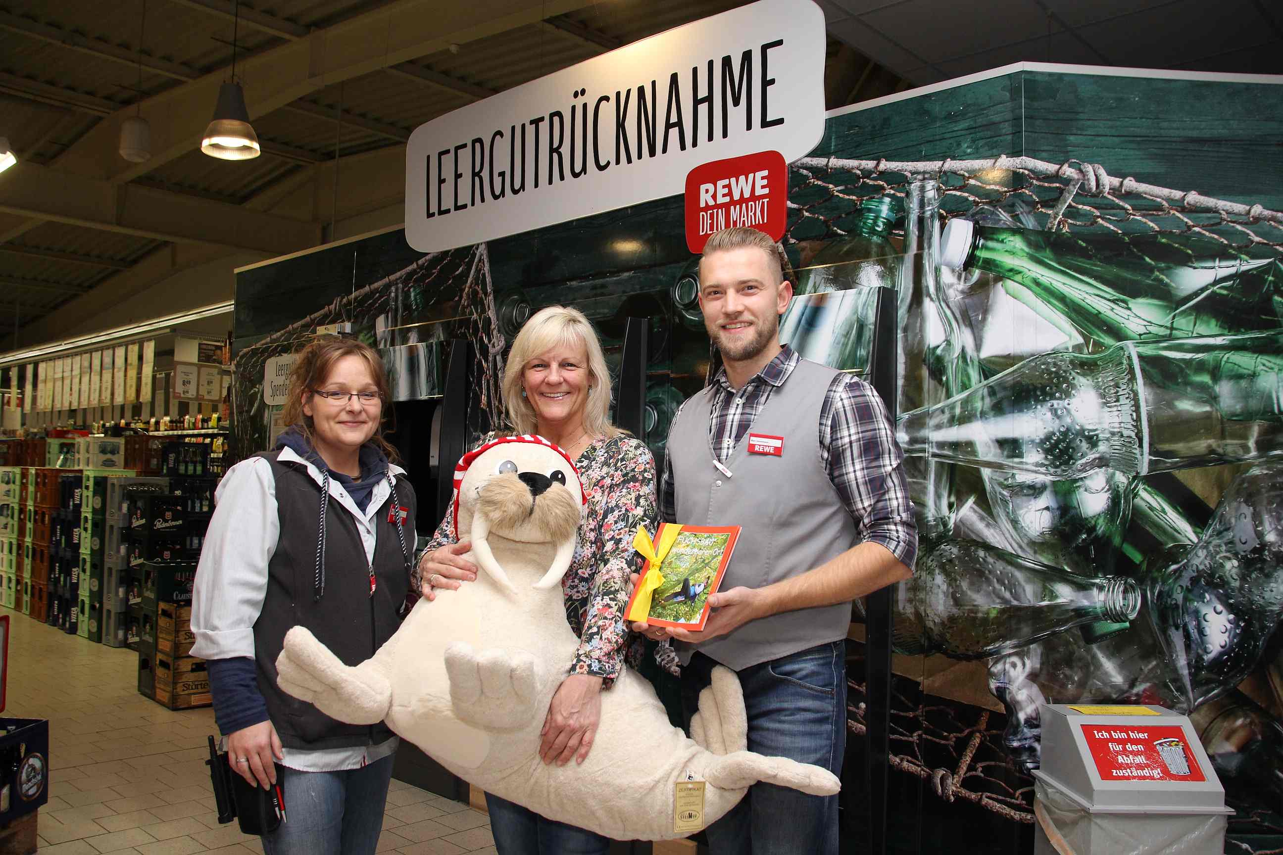 Pfandspendenaktion von REWE