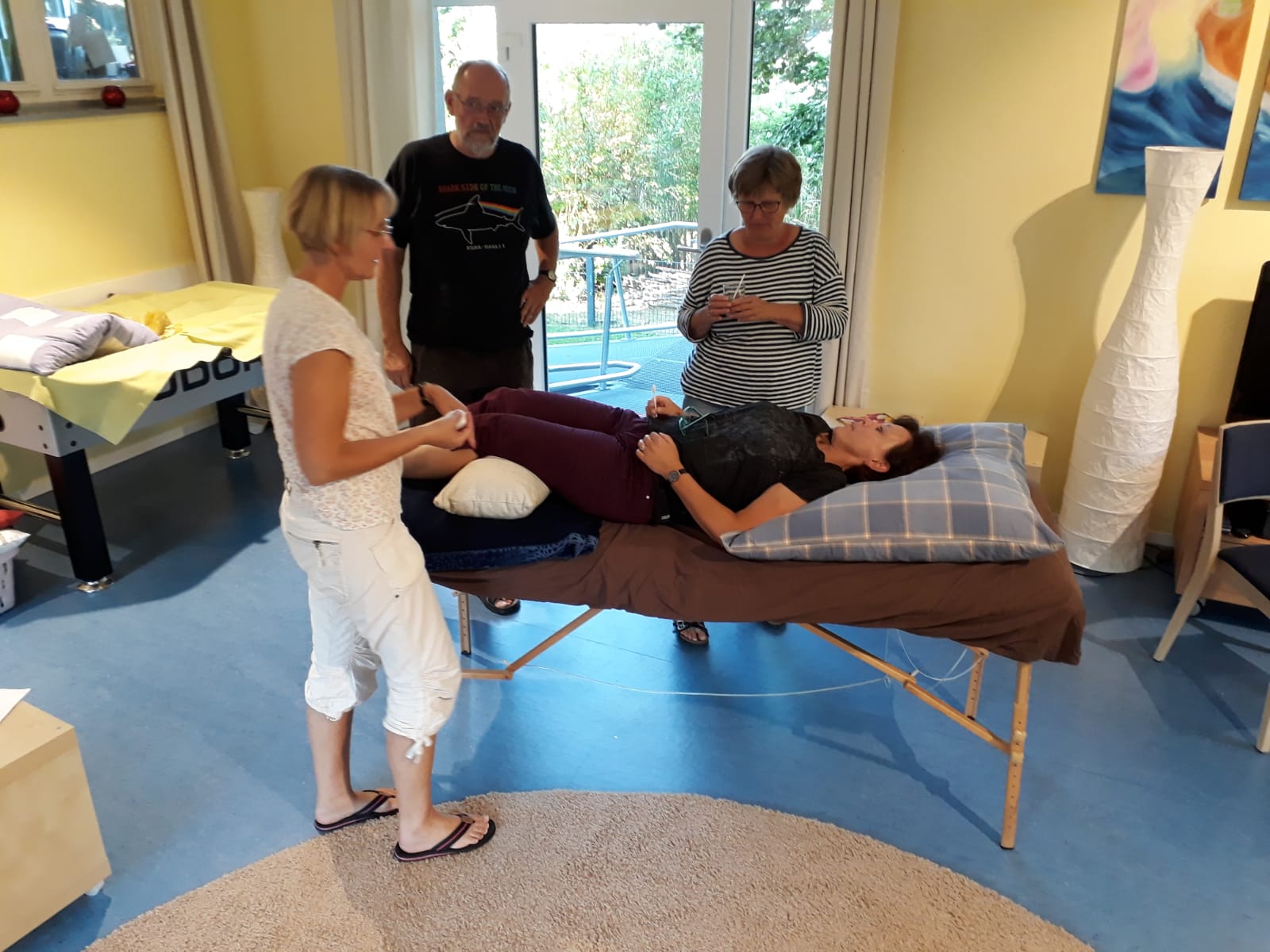 Schulung „Handgriffe am Krankenbett“