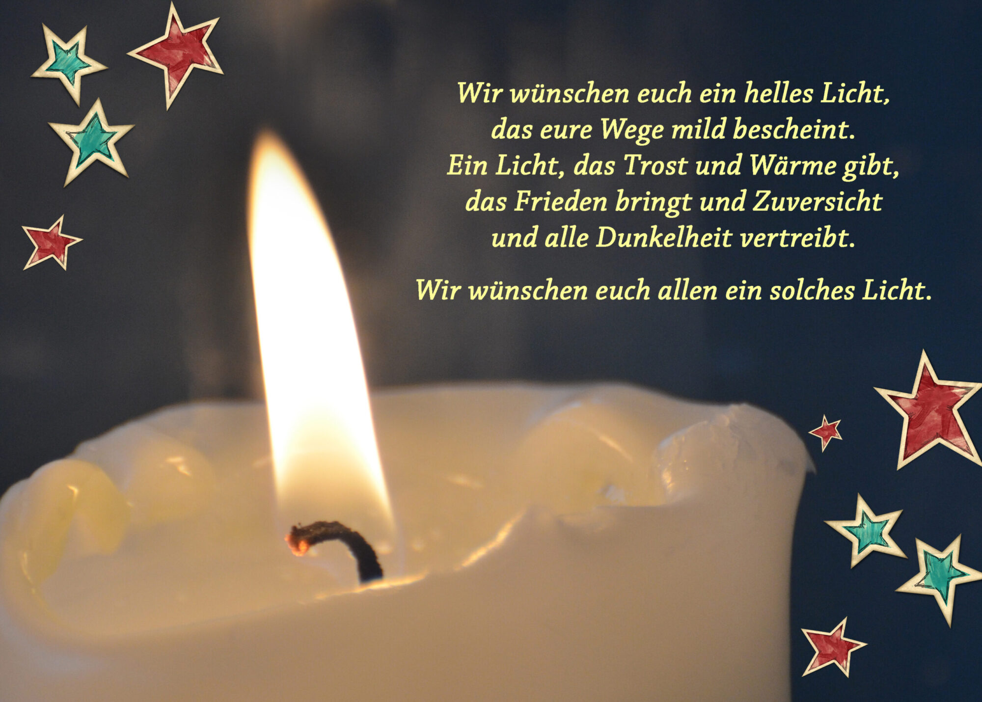 Frohe Weihnachten und ein friedvolles neues Jahr